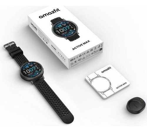 Умные часы Amazfit Active Max черный