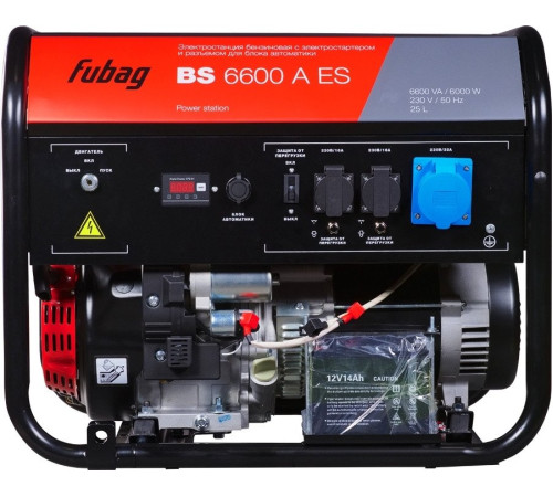 Бензиновый генератор Fubag BS 6600 A ES 646281