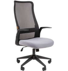 Офисное кресло CHAIRMAN 573 черный/серый