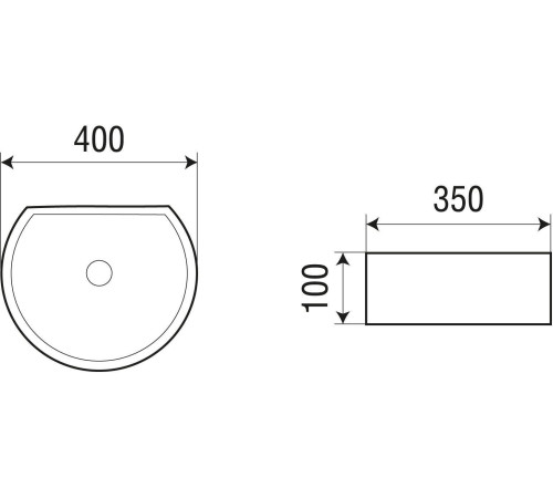 Умывальник WeltWasser Elbach 3041