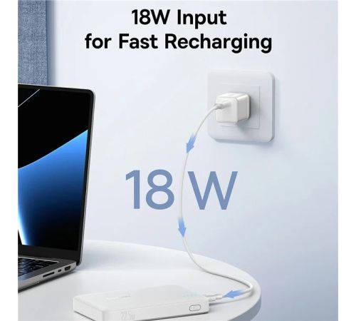 Внешний аккумулятор Baseus EnerFill FP21 22.5W 10000mAh белый