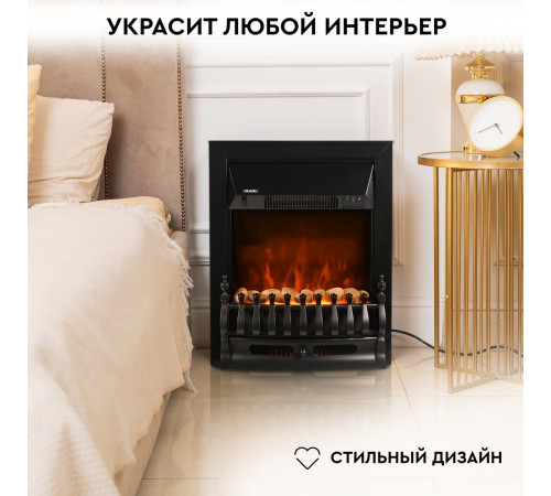 Электрокамин Planta PFP-FS400 черный