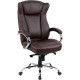 Офисное кресло King Style SHL-7-2 Hildi PU Chrome темно-коричневый