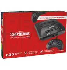 Игровая приставка Retro Genesis Remix 8+16 Bit 2 геймпада, 600 игр