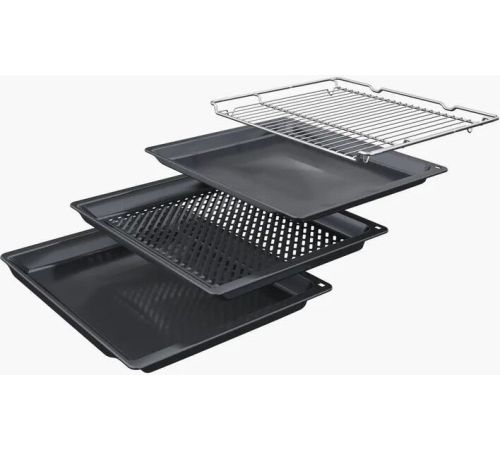 Электрический духовой шкаф Bosch Serie 8 HNG978QB1