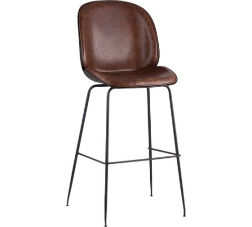 Стул Stool Group Турин 8319TB экокожа коричневый/черные ножки