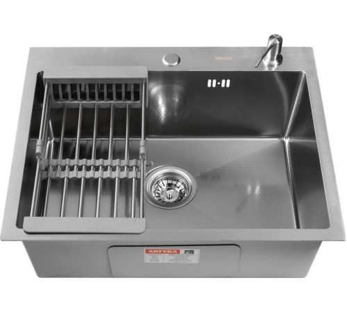 Кухонная мойка ARFEKA ECO AR мойка 600*500, коландер, дозатор SATIN DECOR