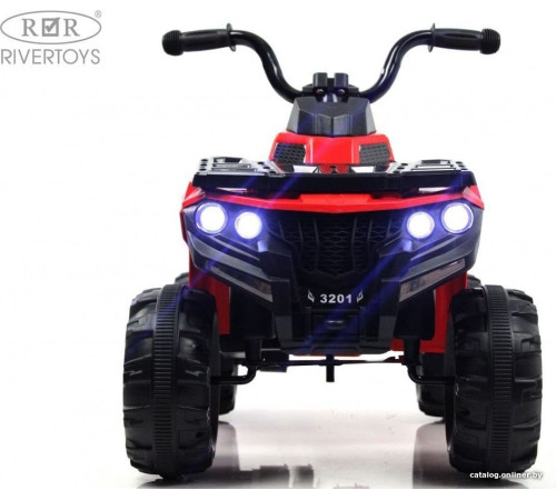 Электроквадроцикл RiverToys L222LL красный