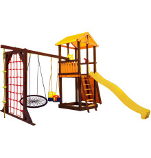 Игровой комплекс Perfetto Sport Pitigliano-11 + качели Паутина