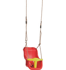 Подвесные качели KBT Luxe PP10 красный/желтый