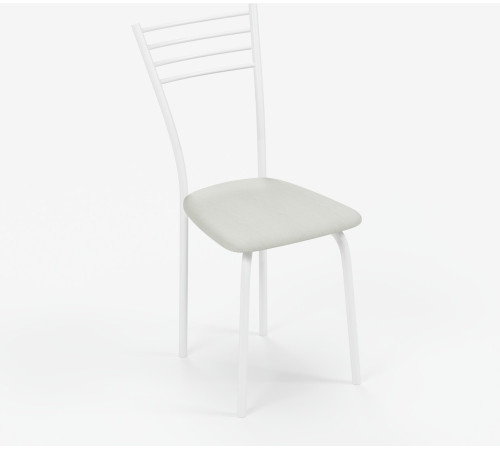 Стул Mio Tesoro Сигма молочный/белый