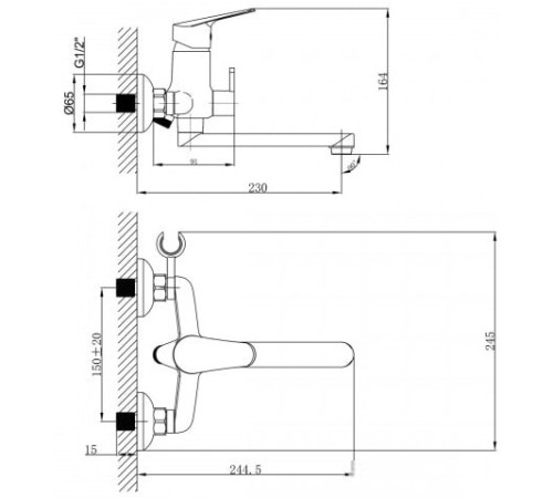 Смеситель Lemark Partner LM6513C