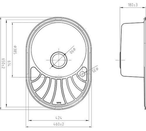Кухонная мойка IDDIS Suno SUN65SRi77
