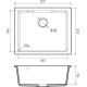 Кухонная мойка GranFest GF-Urban-4555 черный