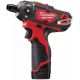 Дрель-шуруповерт Milwaukee M12 BD-202C 4933441900 с 2-мя АКБ, кейс
