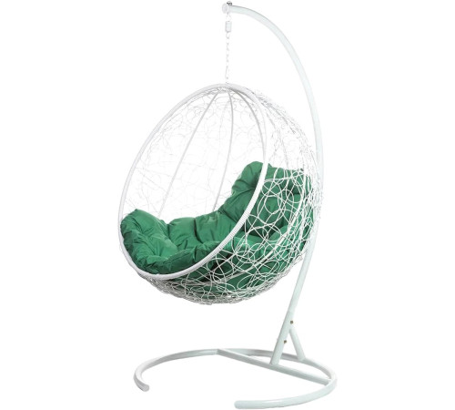 Подвесное кресло BiGarden Kokos белый/зеленый