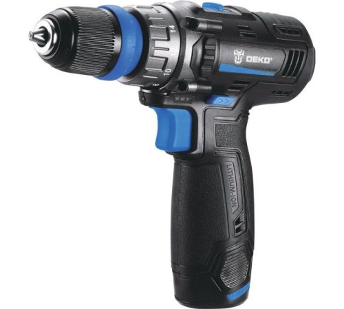 Дрель-шуруповерт Deko ZKCD12V PRO 084-1013 с 2-мя АКБ, кейс