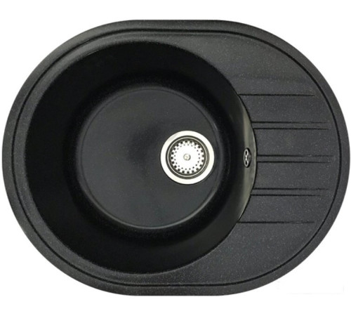 Кухонная мойка БелЭворс New Lux L + смеситель W74004-2 + дозатор L405F черный