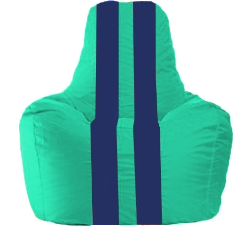 Кресло-мешок Flagman Спортинг С1.1-286 бирюзовый/темно-синий