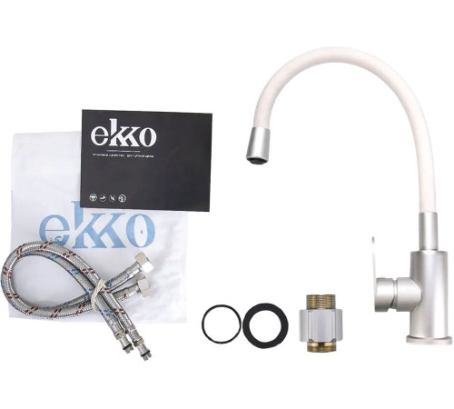 Смеситель Ekko E4263-7 белый
