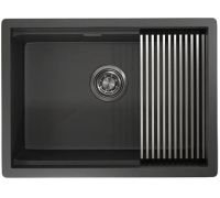 Кухонная мойка Granula KS-6045U черный матовый