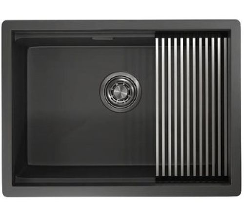 Кухонная мойка Granula KS-6045U черный матовый