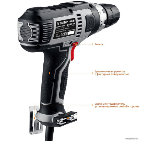 Дрель-шуруповерт Зубр ДШ-М1-400