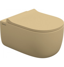 Унитаз подвесной Berges Wasserhaus Ego XL Rimless 083211 с сиденьем