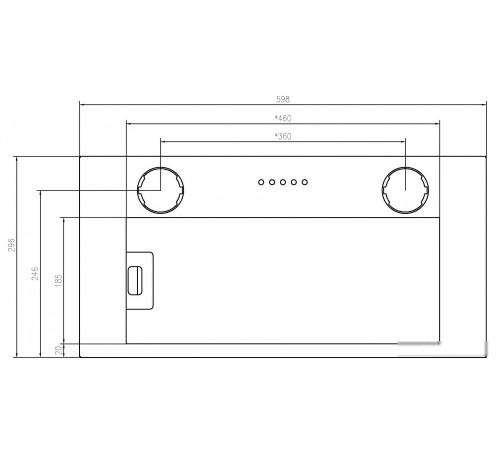 Кухонная вытяжка Schtoff Quattroporte 60 черный