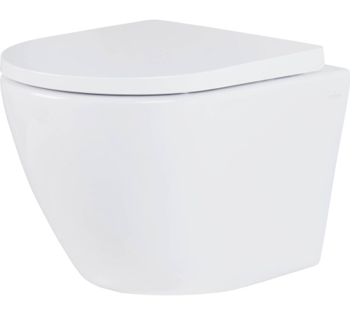 Унитаз подвесной Roxen Antares в комплекте с инсталляцией StounFix Dual Fresh 6 в 1 968050 кнопка: брашированное золото