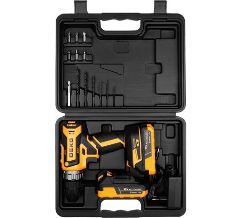 Дрель-шуруповерт Deko Banger 20V ONE+ 083-1109 с 2-мя АКБ, кейс