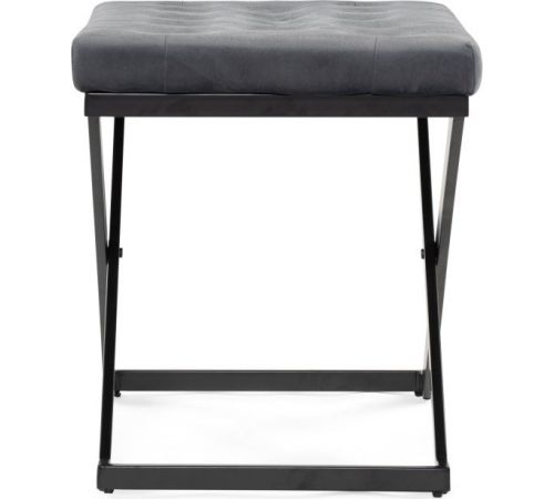 Табурет Woodville German 15542 dark grey/black