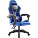Игровое геймерское кресло Defender Legas синий/фиолетовый