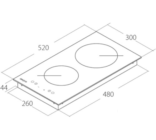 Варочная панель Akpo PKA 30830 WH