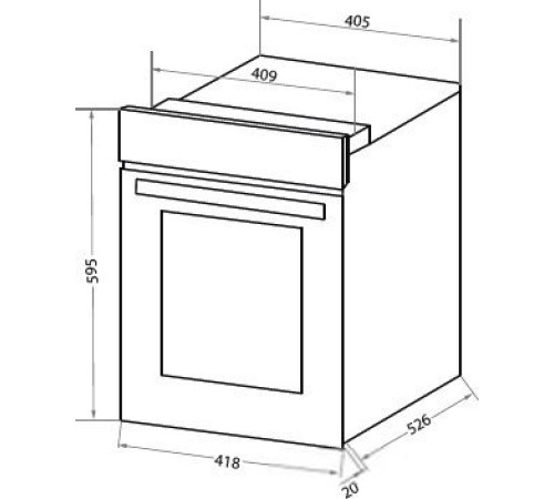 Электрический духовой шкаф HOMSair OEM451BK