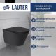 Унитаз подвесной Lauter Longer 2110822B черный + Breez 21GN7072BM