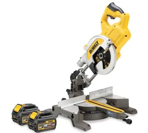 Торцовочная пила DeWalt DCS777T2 с 2-мя АКБ