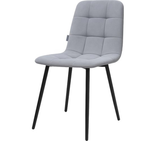 Стул Mio Tesoro Палермо светло-серый/черный