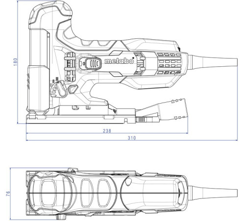 Электролобзик Metabo STE 100 Quick