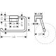 Держатель для туалетной бумаги Hansgrohe AddStoris 41771990