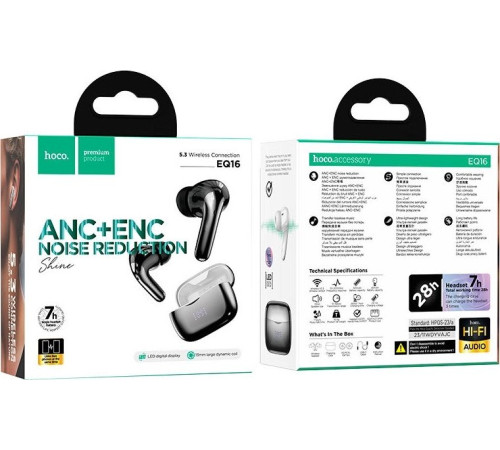 Наушники Hoco EQ16 черный