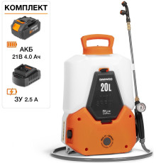 Аккумуляторный опрыскиватель Daewoo Power DSA 2021LI Set с 1-им АКБ
