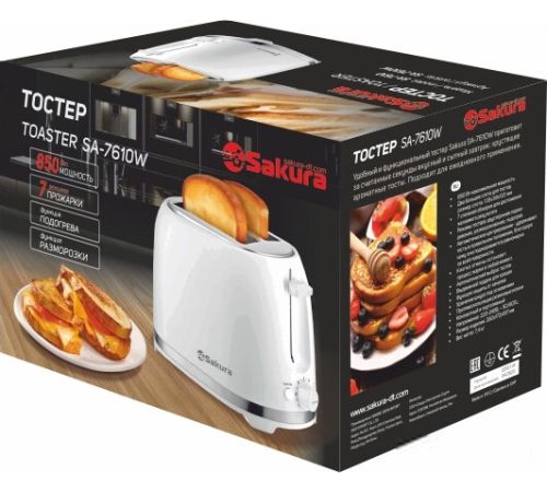 Тостер Sakura SA-7610W