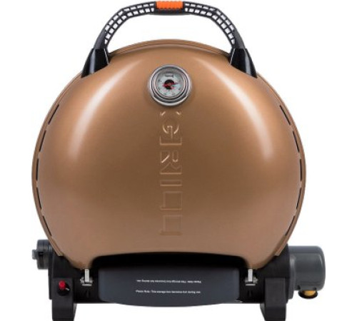 Портативный газовый гриль O-grill 700T золотистый