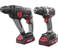 P.I.T. P0002-02 перфоратор, шуруповерт, 2 АКБ, кейс