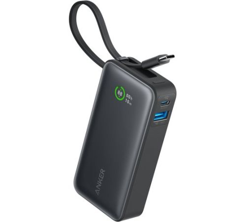 Внешний аккумулятор Anker Nano Power Bank Built-in USB-C A1259 30W 10000mAh черный