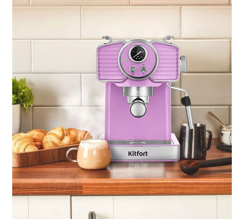 Рожковая кофеварка Kitfort KT-7125-3