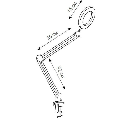Настольная лампа Uniel TLD-568