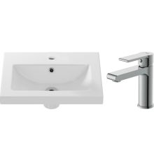 Умывальник Cersanit Como 50 S-UM-COM50/1-w + 63020