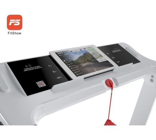 Электрическая беговая дорожка Unixfit Hi-tech F2 arctic ice